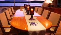 Pegasus -  Dining on deck